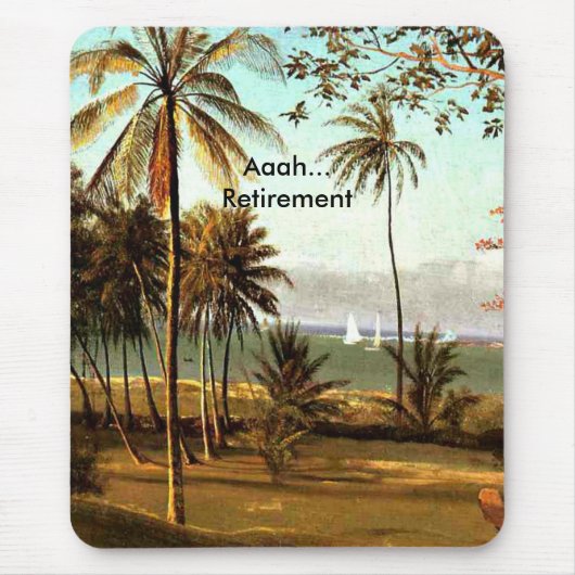 Tapis De Souris Aaah...Retraite, Scène de Floride (Devant)