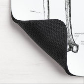 Tapis De Souris Abaissez le gris de membre (Coin)