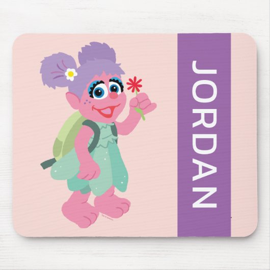 Tapis De Souris Abby Cadabby | Coller les marguerites | Ajouter Vo (Devant)