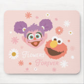 Tapis De Souris Abby Cadabby et Elmo | Fleurs pour toujours (Devant)