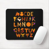 Tapis De Souris Abcs Learning Kindergarten Teacher Thanksgiving Al (Avec souris)