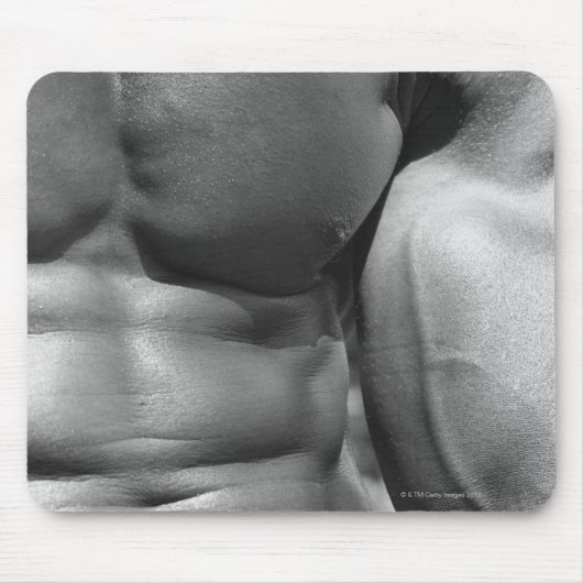 Tapis De Souris Abdomen et biceps définis (Devant)