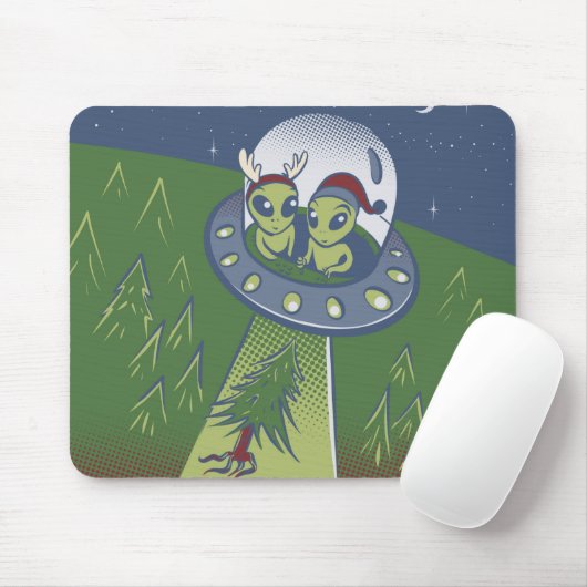 Tapis De Souris Abduction de Christmas (Avec souris)