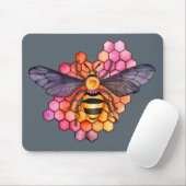 Tapis De Souris Abeille à miel (Avec souris)