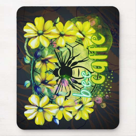 Tapis De Souris Abeille, caffe (Devant)