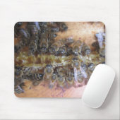 Tapis De Souris Abeille de miel doux Mousepad (Avec souris)