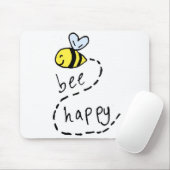 Tapis De Souris Abeille de motivation mignonne Mousepad (Avec souris)