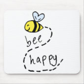 Tapis De Souris Abeille de motivation mignonne Mousepad (Devant)
