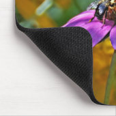 Tapis De Souris Abeille et fleurs (Coin)