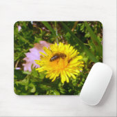 Tapis De Souris Abeille et pissenlit (Avec souris)