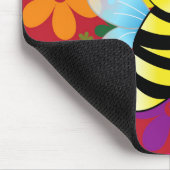 Tapis De Souris Abeille heureuse (Coin)