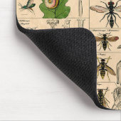 Tapis De Souris Abeille Insecte Bug Wasp Nature Peinture des abeil (Coin)
