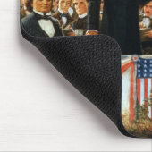 Tapis De Souris Abraham Lincoln et Stephen A. Douglas (Coin)