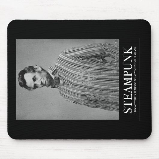 Tapis De Souris Abraham Steampunk (Devant)