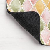 Tapis De Souris Abricot Orange Vert Jaune Blush (Coin)