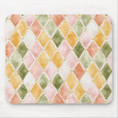 Tapis De Souris Abricot Orange Vert Jaune Blush (Devant)
