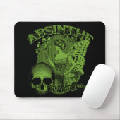 Tapis De Souris Absinthe Green Fairy Lady (Avec souris)