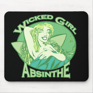 Tapis De Souris Absinthe Méchante Fille