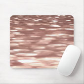 Tapis De Souris Abstract #3: Copper Rose Gold (Avec souris)
