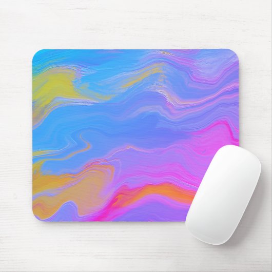 Tapis De Souris Abstract Acrylic Flow (Avec souris)