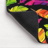 Tapis De Souris Abstract colorful feather explosion (Coin)