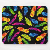 Tapis De Souris Abstract colorful feather explosion (Devant)