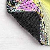 Tapis De Souris Abstract Contemporary Painting (Coin)