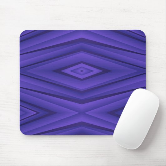 Tapis De Souris Abstract geometric mouse pad with a vivid purple  (Avec souris)
