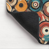 Tapis De Souris Abstract records Mouse Pad (Coin)