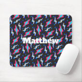 Tapis De Souris Abstract Retro Lightning Custom Square Mouse Pad (Avec souris)