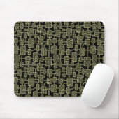 Tapis De Souris Abstrait 041113 - Khaki sur noir (Avec souris)