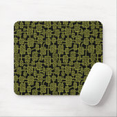 Tapis De Souris Abstrait 041113 - Olive on Black (Avec souris)
