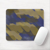 Tapis De Souris Abstrait bleu et jaune (Avec souris)