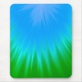 Tapis De Souris Abstrait bleu et vert (Devant)