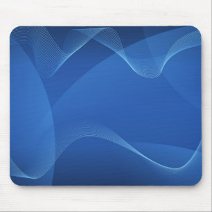 Tapis de souris abstrait Blue Wave