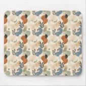 Tapis de souris abstrait boho neutre (Devant)