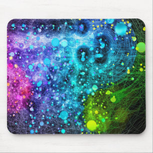 Tapis de souris abstrait coloré