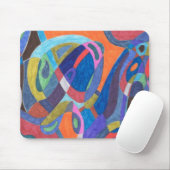 Tapis De Souris abstrait "Colour Rush" (Avec souris)