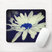Tapis De Souris Abstrait Daisy Blue Center Flower Art (Avec souris)