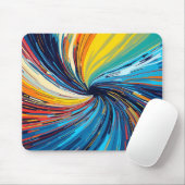 Tapis De Souris Abstrait de couleur (Avec souris)