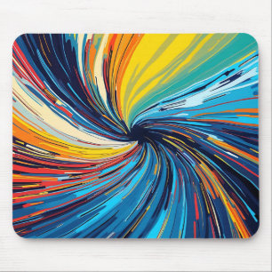Tapis De Souris Abstrait de couleur