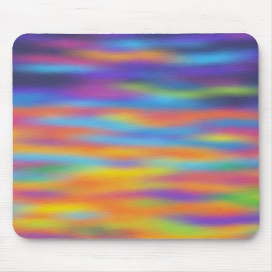 Tapis De Souris Abstrait Desert Sunset Sky Artwork (Devant)