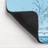 Tapis De Souris Abstrait éclaboussure d'eau (Coin)