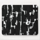 Tapis De Souris Abstrait en noir (Devant)