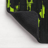 Tapis De Souris Abstrait en noir - Martian Green (Coin)