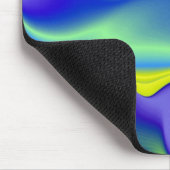 Tapis De Souris Abstrait en vert et violet (Coin)