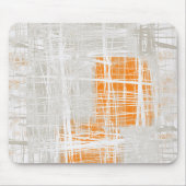 Tapis De Souris Abstrait gris blanc (Devant)