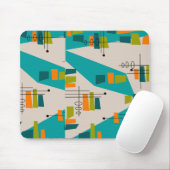 Tapis De Souris Abstrait moderne du milieu du siècle #55 (Avec souris)