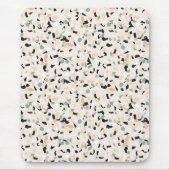 Tapis De Souris Abstrait moderne Pastel Terrazzo Motif (Devant)