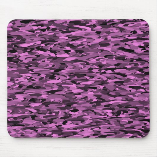 Tapis De Souris Abstrait Motif violet noir (Devant)